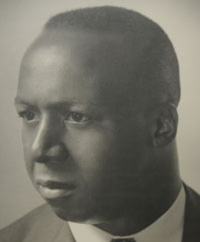 Black & white photo of Jerome Holland
